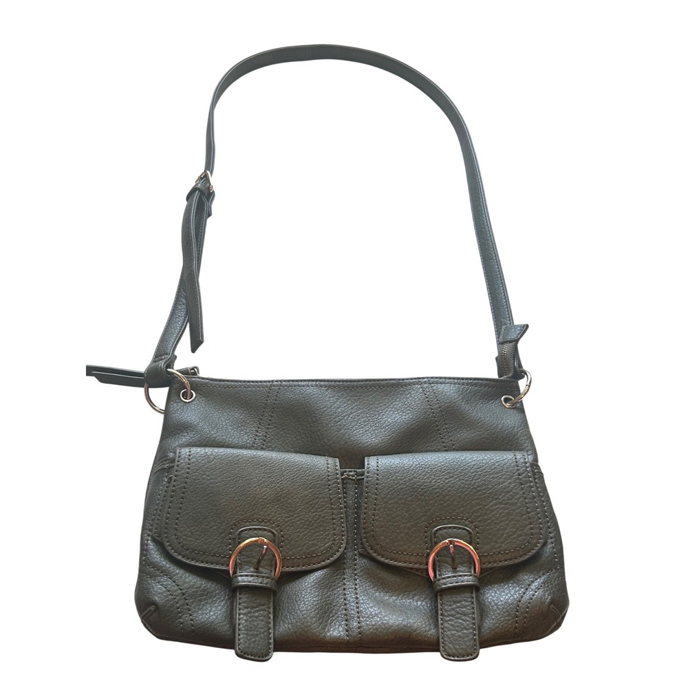 Cato Olive Green Crossbody Bag Buckle Flap Pocket‎ Everyday Purse